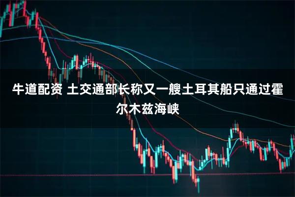 牛道配资 土交通部长称又一艘土耳其船只通过霍尔木兹海峡